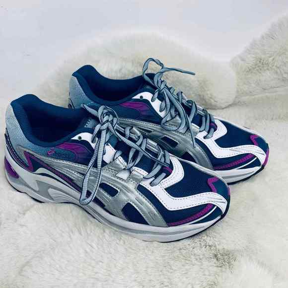 Asics OG Gel Preleus Size 7 Walking Shoe Teal- Silver- Fushia Color Way - Picture 3 of 11